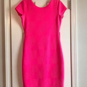 Gianni Bini hot pink dress